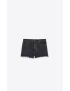 [SAINT LAURENT] baggy shorts in charcoal grey denim 683885Y18OA1132