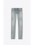 [SAINT LAURENT] slim fit jeans in 80s vintage blue denim 597052YD3724503