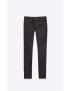 [SAINT LAURENT] skinny fit jeans in coated black denim 527389Y824K1076