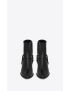[SAINT LAURENT] west harness booties in leather 563757CY5001000