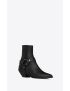 [SAINT LAURENT] west harness booties in leather 563757CY5001000