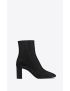 [SAINT LAURENT] lou ankle boots in smooth leather 5293500RRVV1000