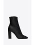 [SAINT LAURENT] lou ankle boots in leather 5274180RRVV1000