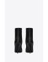 [SAINT LAURENT] opyum booties in leather with black heel 5637530RRUU1000