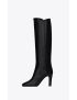 [SAINT LAURENT] jane cassandre boots in smooth leather 6326361YU001000