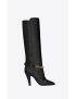 [SAINT LAURENT] le maillon boots in smooth leather 6702542W7001000