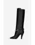 [SAINT LAURENT] le maillon boots in smooth leather 6702542W7001000