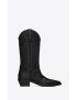 [SAINT LAURENT] nancy boots in lizard 686132LAAAE1000