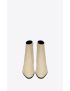 [SAINT LAURENT] vassili zipped booties in smooth leather 6691771Y8001543