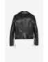 [SAINT LAURENT] motorcycle jacket in aged leather with studs 686662Y5RD21388