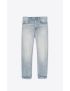 [SAINT LAURENT] carrot fit jeans in light fall blue denim 644678Y372Z4998