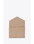 [SAINT LAURENT] cassandre saint laurent matelasse flap pouch in quilted grain de poudre embossed leather 617662BOW012721