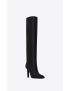 [SAINT LAURENT] kidd boots in smooth leather 6861102W7001000