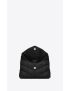 [SAINT LAURENT] puffer small pouch in quilted lambskin 6508801EL001000