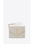 [SAINT LAURENT] cassandre matelasse flap pouch in quilted grain de poudre embossed leather 617662BOW019207