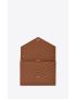 [SAINT LAURENT] cassandre matelasse flap pouch in quilted grain de poudre embossed leather 617662BOW012516
