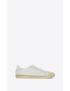 [SAINT LAURENT] court classic sl 39 sneakers in perforated leather 6518601JZH09377