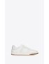 [SAINT LAURENT] sl 61 low top sneakers in smooth and grained leather 690789AAAJH9019