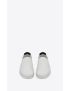 [SAINT LAURENT] venice slip on sneakers in canvas and leather 585742GUZ209061