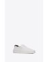 [SAINT LAURENT] venice slip on sneakers in canvas and leather 585742GUZ209061