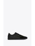 [SAINT LAURENT] court classic sl 10 sneakers in perforated leather and suede 6032231JZ301000