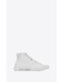 [SAINT LAURENT] malibu mid top sneakers in smooth leather 64924900NG09030
