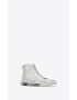 [SAINT LAURENT] joe sneakers in worn look leather 5328740M5009030