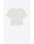 [SAINT LAURENT] cassandre cropped t shirt 693298Y2ZJ29599