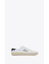 [SAINT LAURENT] court classic sl 06 embroidered sneakers in smooth leather 61068508G109061