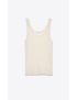 [SAINT LAURENT] tank top in jersey 504959YB2OZ9502