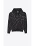 [SAINT LAURENT] rive gauche hoodie with metallic dots 686517Y36TN1068