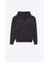 [SAINT LAURENT] rive gauche hoodie with metallic dots 686517Y36TN1068