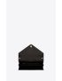 [SAINT LAURENT] gaby satchel in crocodile embossed lacquered leather and lambskin 695724DZEUW1000