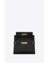 [SAINT LAURENT] manhattan shoulder bag in crocodile embossed shiny leather 579271DND0J1000