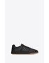 [SAINT LAURENT] sl 61 low top sneakers in smooth and grained leather 69078904GAA1000