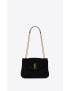 [SAINT LAURENT] loulou small chain bag in  y  quilted suede 4946991U8671000