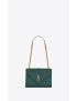 [SAINT LAURENT] envelope medium chain bag in quilted grain de poudre embossed leather 600185BOW914417
