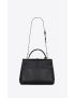 [SAINT LAURENT] le fermoir top handle bag in shiny leather 6749882ZA0W1000