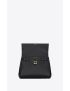 [SAINT LAURENT] le fermoir top handle bag in shiny leather 6749882ZA0W1000