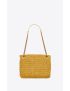 [SAINT LAURENT] niki medium chain bag in raffia and leather 633187GG66W7018
