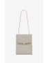[SAINT LAURENT] kate medium chain bag in grain de poudre embossed leather 364021BOW0J9207