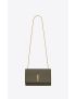 [SAINT LAURENT] kate medium chain bag in grain de poudre embossed leather 364021BOW0W1229