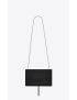 [SAINT LAURENT] kate medium chain bag with tassel in embossed crocodile shiny leather 354119DND0N1000