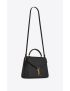 [SAINT LAURENT] cassandra medium top handle bag in grain de poudre embossed leather 623931BOW0W1000