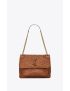 [SAINT LAURENT] niki medium chain bag in crinkled vintage leather 6331581YG072522