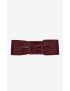 [SAINT LAURENT] wrapped corset belt in supple shiny calfskin 66987827K0D6247