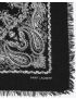 [SAINT LAURENT] square bandana in cashmere blend 6992083Y6681078