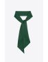 [SAINT LAURENT] monogram lavalliere scarf in silk jacquard 6403923Y0093000