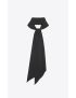 [SAINT LAURENT] dotted monogram lavalliere scarf in silk jacquard 6610923Y0111000