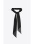 [SAINT LAURENT] neck tie in wool challis 5516553Y2001000